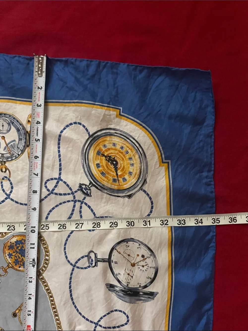 ROLEX Scarf Geneve 100% Silk. No box.